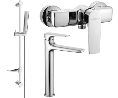 Zdjęcie produktu dla Mexen Lynx DF72 zestaw prysznicowy, chrom - 745914DF72-00