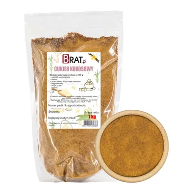 Image de Sucre de coco 1kg Brat.pl