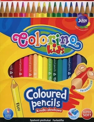 Produktbild von Colorino Dreieckstifte 18 Farben