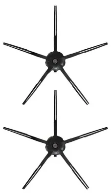 Productafbeelding van Zijborstels voor Roborock S7 Serie in zwart (2-stuks)