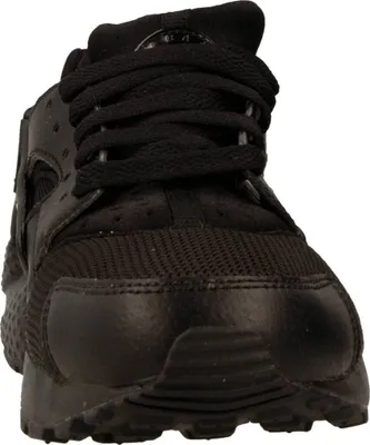 Produktbild von Nike Huarache Run GS All Black LTD RARITÄT Laufschuhe Sneaker schwarz, Schuhgröße:37.5 EU