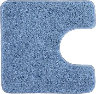 Produktbild von Kleine Wolke Badteppich Relax Azur 55 cm x 55 cm WC-Vorleger mit Ausschnitt