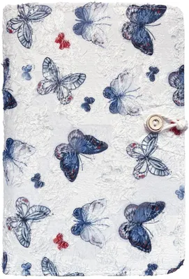 Immagine prodotto di Quaderno A5 con raccoglitore a 6 anelli e motivo a farfalla