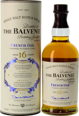 Produktbild von The Balvenie 16 Years Old French Oak 47,6% Vol. 0,7l in Geschenkbox