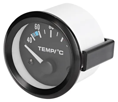 Wasser Temperaturanzeige 2 Zoll LED 40-120°C 12V mit 1/8 NPT Sensor