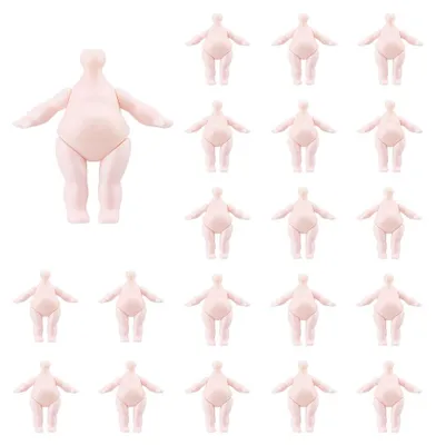Productafbeelding van Flexibele, articulerende poppenlichamen - 20 stuks - Voor het maken van poppen