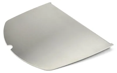 Produktbild von Edelstahl Grillplatte | Plancha passend für Weber Q300/3000 - ersetzt eine Grillrosthälfte - extra massiv