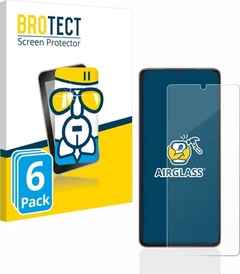 Produktbild von 6x BROTECT Schutzglas für Samsung Galaxy S21 Ultra 5G Schutzfolie Panzer Folie Glas Display Schutz klar