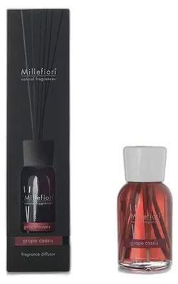 Obrázek produktu pro Millefiori Milano Difuzér s tyčinkami Grape Cassis 250 ml