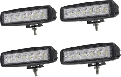 Produktbild von UISEBRT 4* 18W LED pracovné svetlo 12V/24V pomocné svetlomety auto offroad reflektor hliník IP67 pre traktor SUV UTV ATV