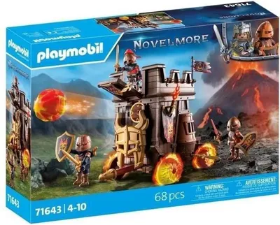 Zdjęcie produktu dla PLAYMOBIL Novelmore Burnham Raiders Char de Combat z Działem, 68 elementów, od 4 lat, 71643