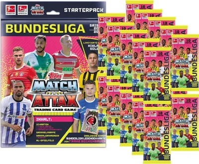 Obrázek produktu pro Topps Match Attax 2022/23 - 1 startér + 20 boosterů