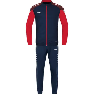 Produktbild von JAKO Kinder Trainingsanzug Polyester Performance, Farbe:marine/rot, Größe:164