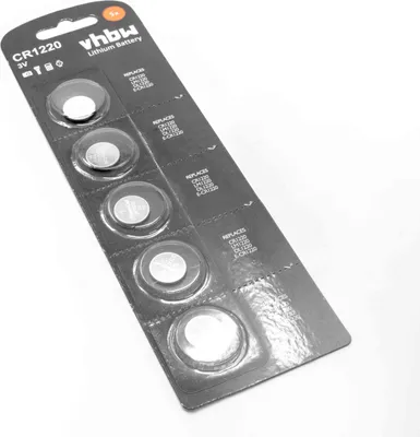 Produktbild von vhbw 10x Li-Ion Knopfzelle Batterien (2x 5er Pack) 3V kompatibel mit Hörgeräten, Uhren, Autoschlüsseln, Waagen u.a.