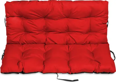 Produktbild von Sitzkissen Bankkissen Bankauflage für Gartenbank - 180x50 cm und Rückenlehne 180x60 cm - Outdoor und Indoor - rot