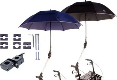 Produktbild von ROLLATORSCHIRM.99.BR  Universell blau, schwarz, silberAluminium, Fiberglas, Kunststoff