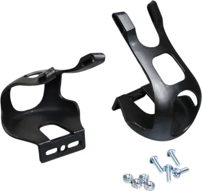 Obrázok produktu pre Čierne plastové háčiky na pedále pre bicykle - univerzálne použitie