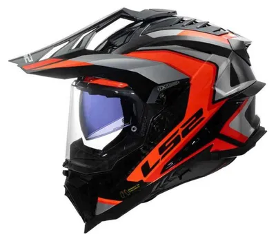 Produktbild von Ls2 Mx701 Explorer Carbon Frontier Ii Integralhelm Schwarz XL Schwarz XL