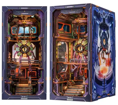 Produktbild von OKO DIY Book Nook Miniaturhaus 3D-Puzzle mit LED-Beleuchtung Cutebee