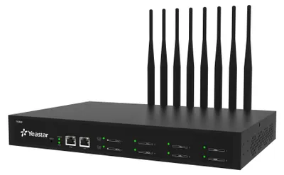 Produktbild von Yeastar TG800L, Schwarz, FTP, TFTP, HTTP, SSH, SIP, IAX2, 10,100 Mbit/s, 340 mm, 210 mm