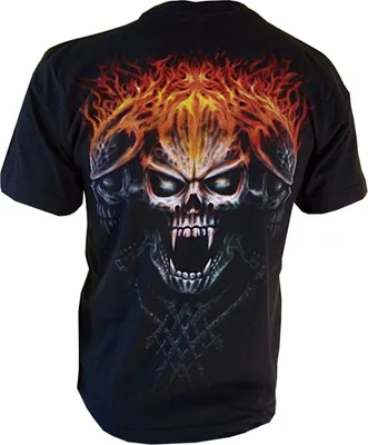 Produktbild von Krasses Spiral T-Shirt FACE OFF schwarz L