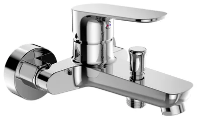Obrázok produktu pre Vaňová batéria nástenná DAKOTA, rozstup 100mm, chróm