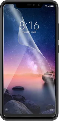 Obrázok produktu pre Avizar, Ochranná fólia na displej Xiaomi Redmi Note 6 Pro odolná proti nárazom a poškriabaniu, priehľadná