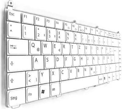 Obrázek produktu pro NĚMECKÁ klávesnice pro Sony Vaio VAIO VGN-FE28B, VGN-FE31H, VGN-FE31Z, VGN-FE41Z Series