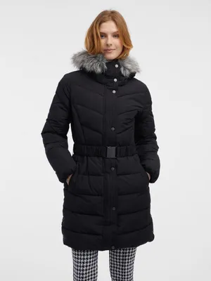 Produktbild von Orsay Schwarzer Steppmantel aus Kunstpelz für Damen 810081660000__42