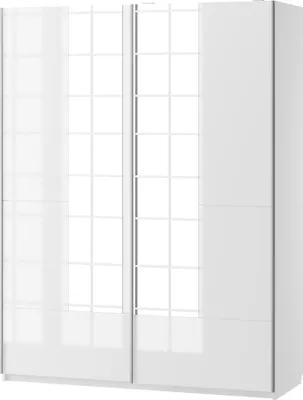 Produktbild von Furniture24 Schwebetürenschrank Selene 30 Schrank Kleiderschrank mit 2 Kleiderstangen, 164 cm breit