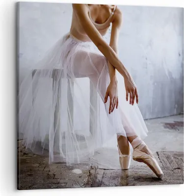 Produktbild von Bild auf Leinwand - Leinwandbild - Einteilig - Ballerina Ballett Studio - 50x50cm - Wand Bild - Wanddeko - Wandbilder - Leinwanddruck - Bilder - Wanddekoration - Leinwand bilder - AC50x50-4970