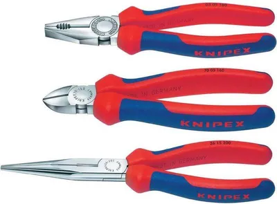 Immagine prodotto di Knipex 00 20 11 Werkstatt Zangen-Set 3teilig