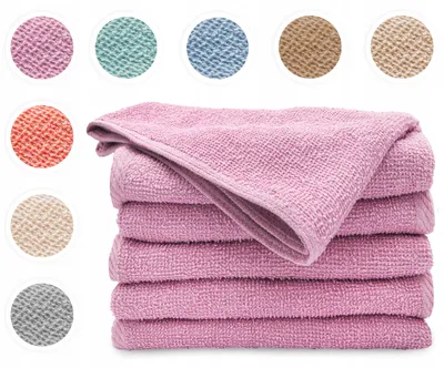Produktbild von Großes Baumwoll-Badetuch 70x140 cm Rosa für Strand