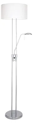 Zdjęcie produktu dla Home Sweet Home Up 185 Lampa podłogowa z lampką do czytania - biała - klasyczna