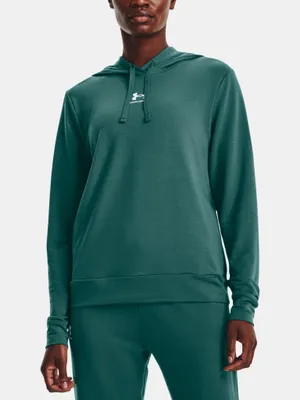 Produktbild von Under Armour Rival Terry Hoodie-Grün 1369855-722__MD