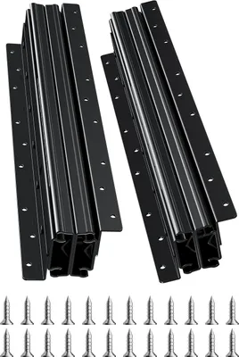 Image de Rails pour tiroirs Supports de sol 40cm Rails pour armoires 117kg de capacité de charge