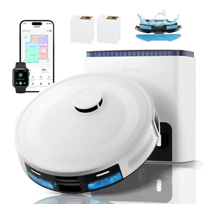 Produktbild von Lefant M2L Plus Roboter-Staubsauger mit automatischer Staubstation, 6000 Pa Saug-Lasernavigation mit Kartierung