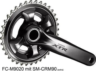 Produktbild von SHIMANO Kurbelgarnitur XTR FC-M9020 - 11-fach, 170 mm