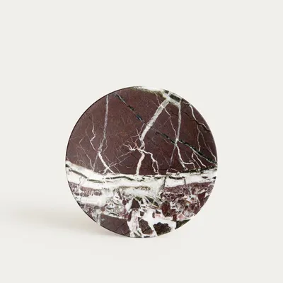 Obrázok produktu pre HOMLA mydlička LUTHER, vyrobená z burgundskej farby mramoru, 12 x 1,7 cm