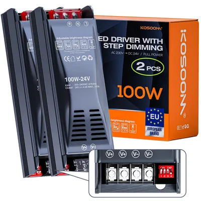 Productafbeelding van Dimbare LED-transformator 100 W DC 24 V