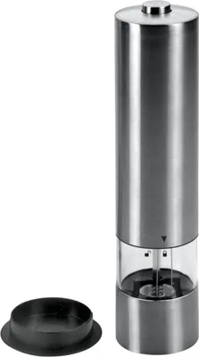 Produktbild von METALTEX Elektro Pfeffermühle Inox mit Licht / Gewürzmühle