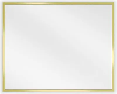 Immagine prodotto di Mexen Loft specchio da bagno rettangolare 50 x 40 cm, cornice dorata - 9852-050-040-000-50
