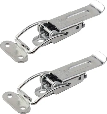Produktbild von 2 x Spannverschluss Catch #22 verzinkt Kniehebelspanner Tischverriegelung Hebelverschluss SOTECH
