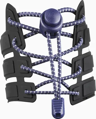 Produktbild von Elastische Schnürsenkel mit Schnellverschluss, 1 Paar Elastische Schnürsenkel Ohne Binden, Schnürsenkel ohne Binden für Kinder und Erwachsene, für Kinderschuhe, Sportschuhe, ect.