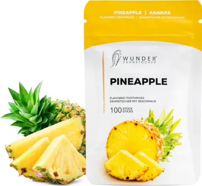 Produktbild von Wunderzahnstocher Pineapple Refill Pack 100 Stück
