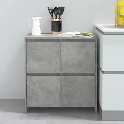 Obrázek produktu pro vidaXL Příborník betonový šedý 70x41x75 cm výrobek z odvozeného dřeva