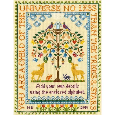 Immagine prodotto di Set per punto croce Bothy Threads "Albero della vita", 24x31 cm, XS6, schema contato