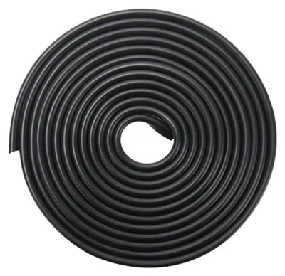 Produktbild von Kantenschutzgummiprofil 5M für Blemkanten, selbstklebendes EPDM-U-Profil – Schwarz