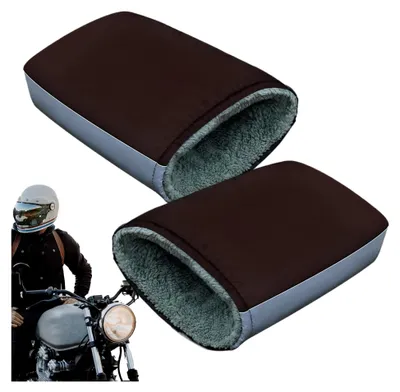 Produktbild von Lenkerhandschuhe für Radfahren | Winddichte und wasserdichte Handschuhe für den Winter | Reflektierende Motorradhandschuhe