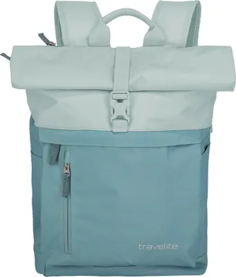 Image de travelite sac à dos de loisirs sac à dos pour ordinateur portable Basic Rollup Backpack 35L Ice Blue bleu clair